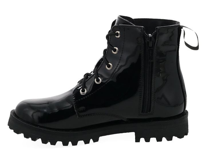 Botas Tropicana de Charol Negro para Niña