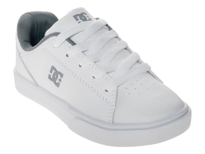 Tenis DC Shoes Notch SN para Niño Color Blanco y Gris