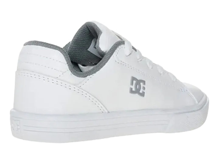 Tenis DC Shoes Notch SN para Niño Color Blanco y Gris