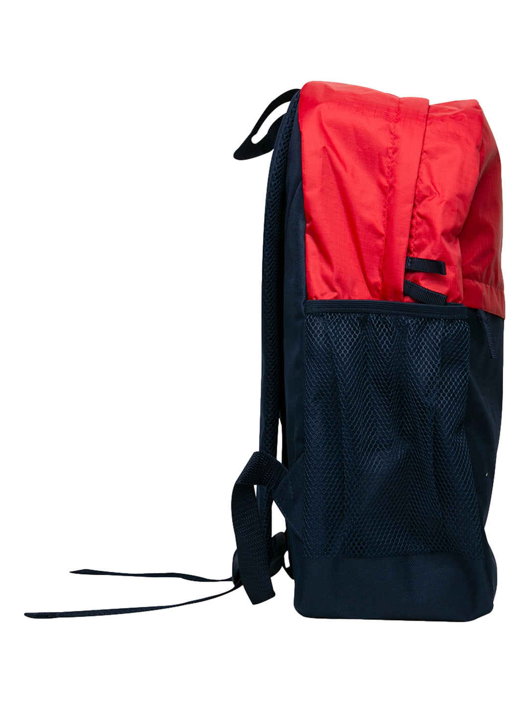 Mochila escolar FILA Big One bicolor en rojo y azul marino con logotipo blanco.