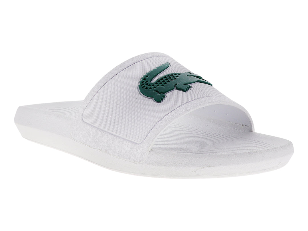 Sandalias Lacoste Croco Slide Blanco para Hombre