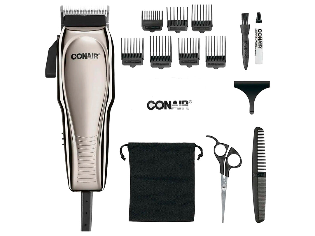 Juego de Peluquería Profesional Conair HC 227ES Cromado de 15 Piezas