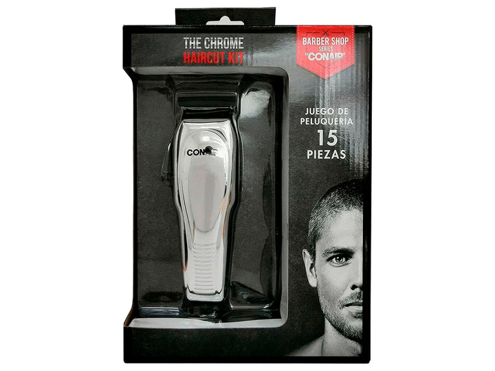 Juego de Peluquería Profesional Conair HC 227ES Cromado de 15 Piezas