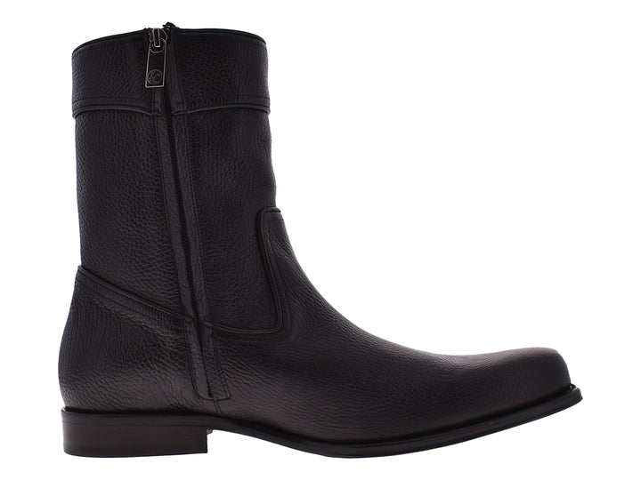 Botines Formales Cuadra Negro para Hombre