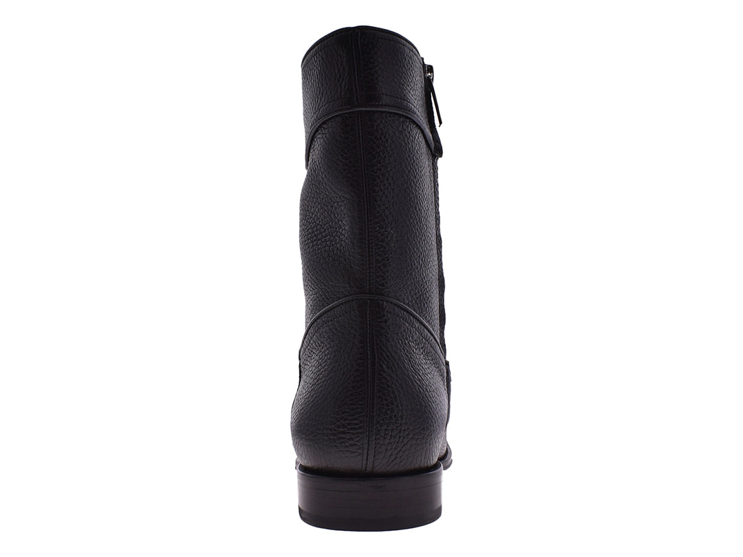 Botines Formales Cuadra Negro para Hombre