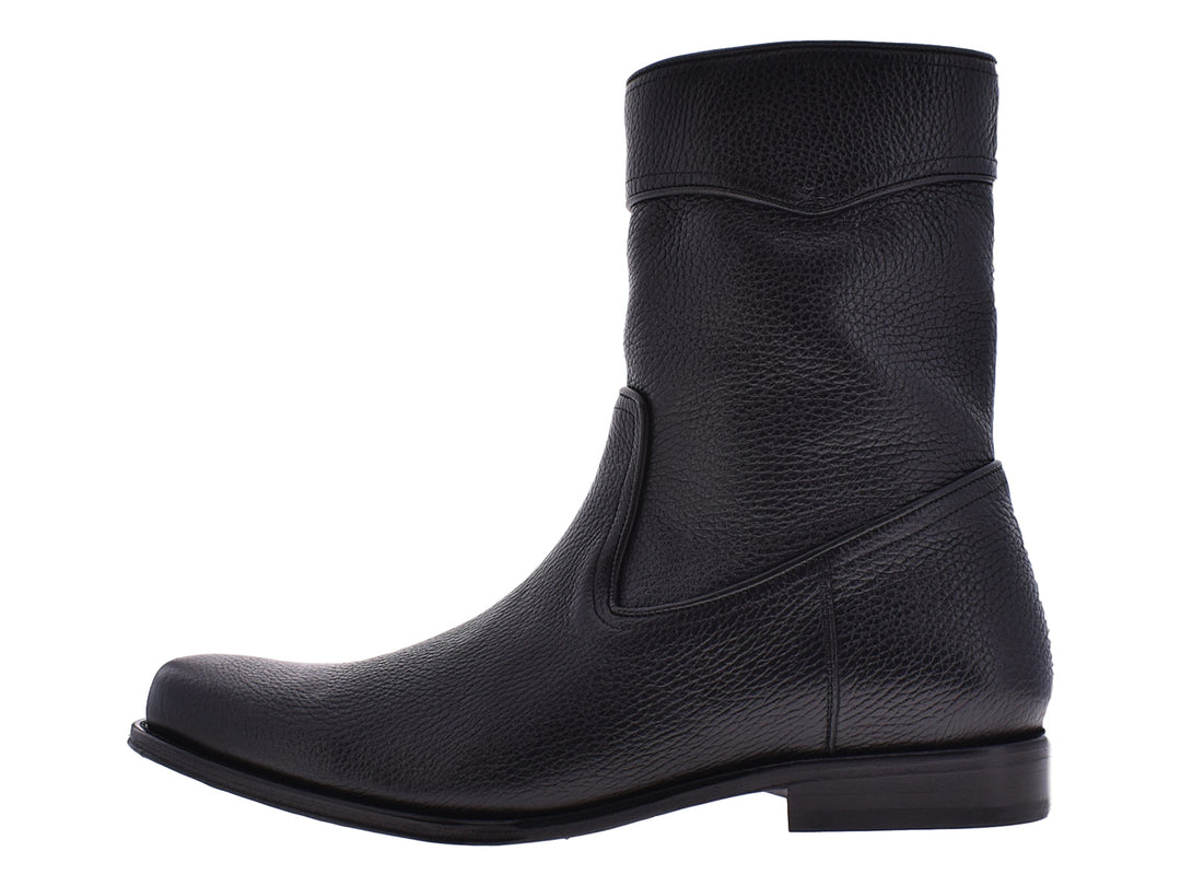 Botines Formales Cuadra Negro para Hombre