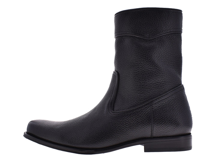 Botines Formales Cuadra Negro para Hombre