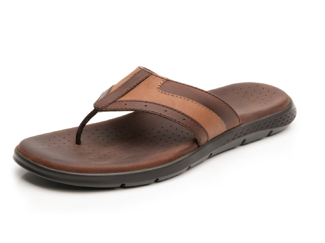 Sandalias Flexi Odin para hombre en color marrón con diseño casual y correa ancha.