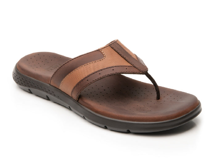 Sandalias Flexi Odin para hombre en color marrón con diseño casual y correa ancha.