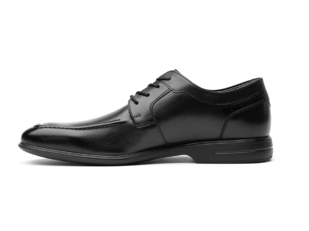 Zapato formal Flexi color negro para hombre, fabricado en cuero con agujetas.