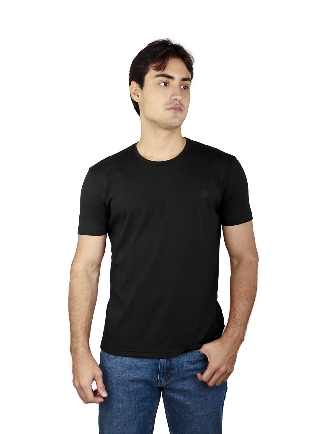 Playera Authentic Lyon Manga Corta Negro