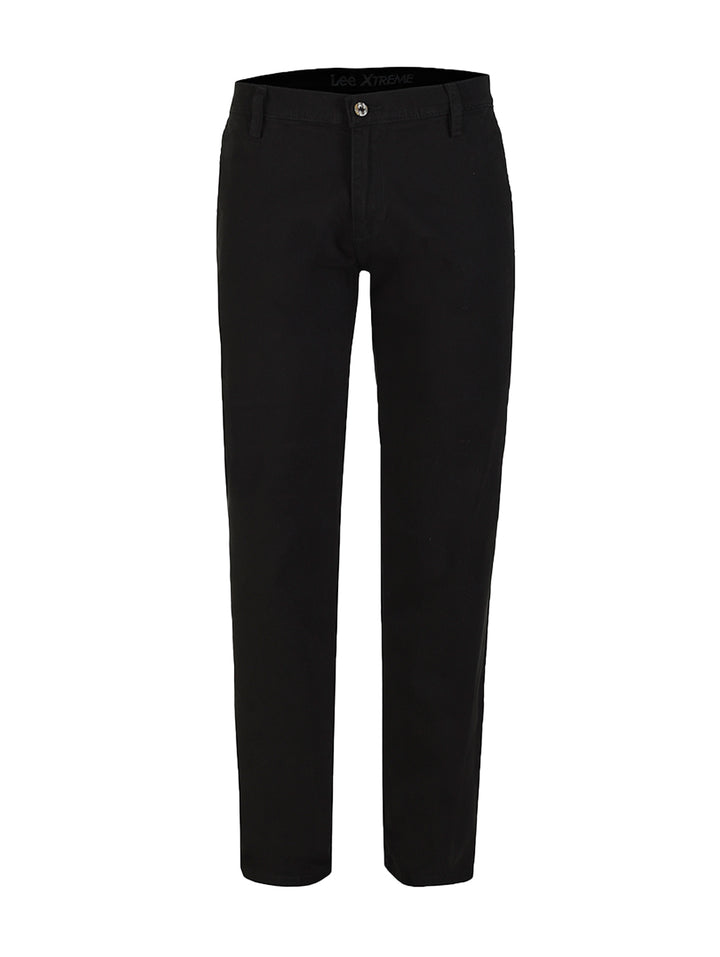 Pantalón largo de color negro marca Lee para hombre.
