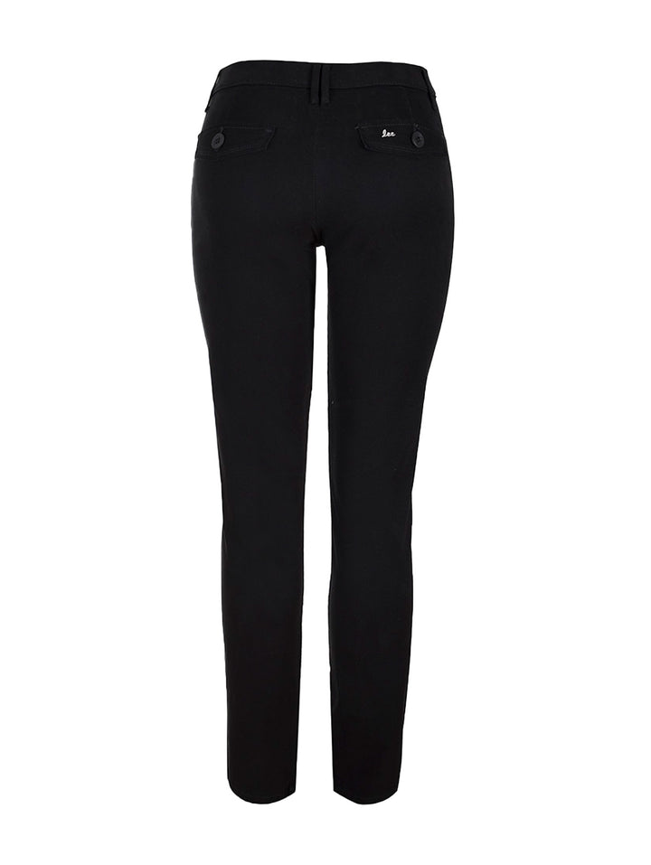 Pantalón ajustado color negro para mujer de la marca Lee.