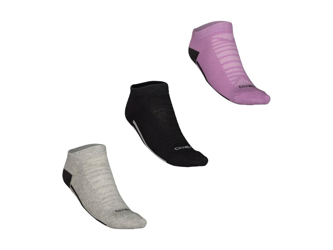 Calcetines Charly Mujer Gris y Rosa