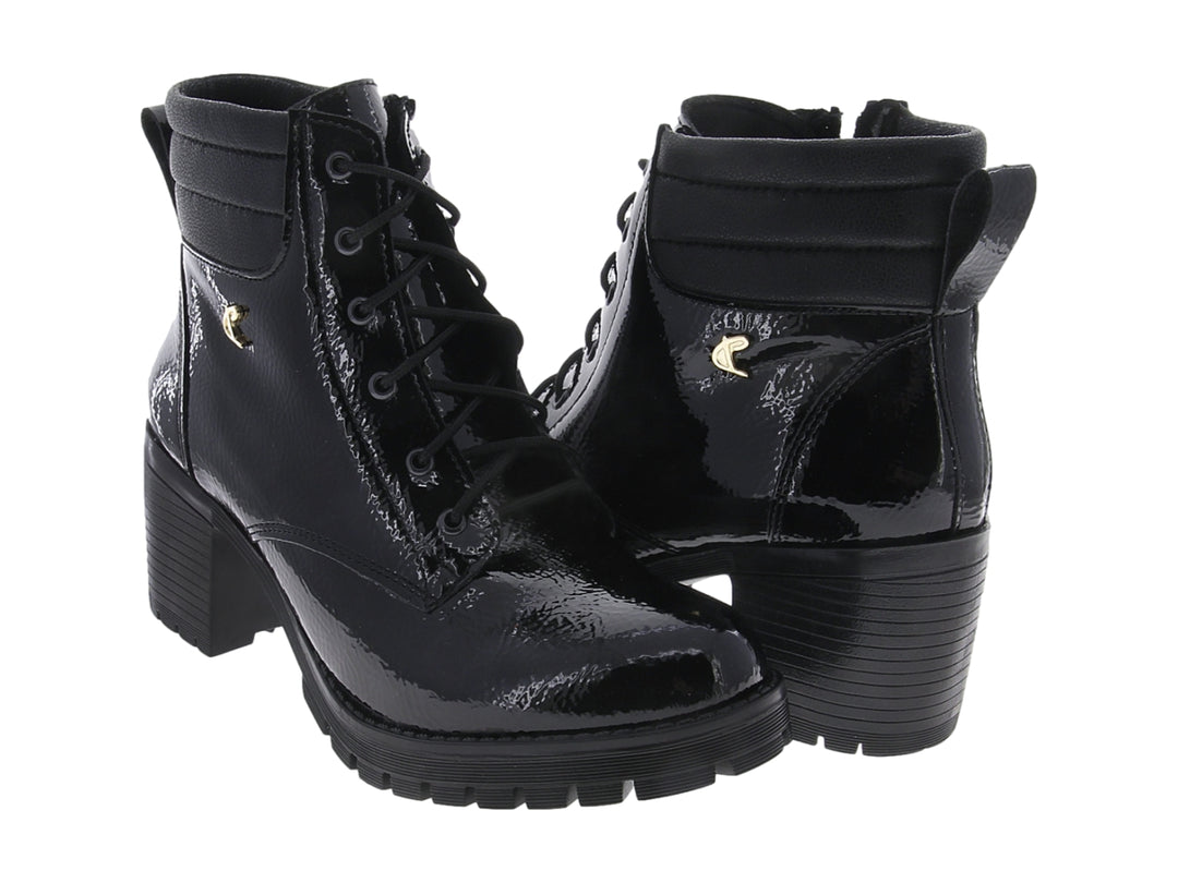 Botines Diva Charol Negro para Mujer