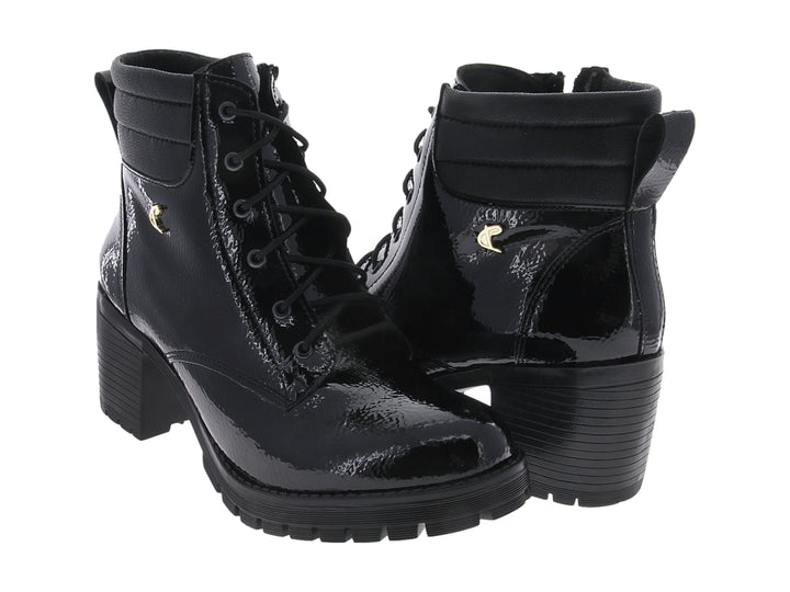 Botines Diva Charol Negro para Mujer
