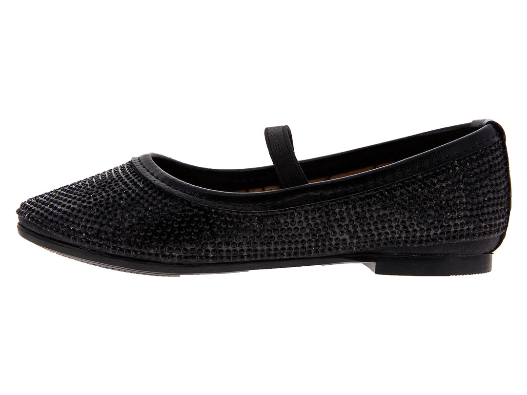 Zapatos Flats 4EVER Negro para Niña