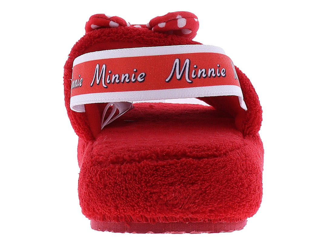 Pantuflas ARRA Minnie Mouse Rojo Moño para Mujer