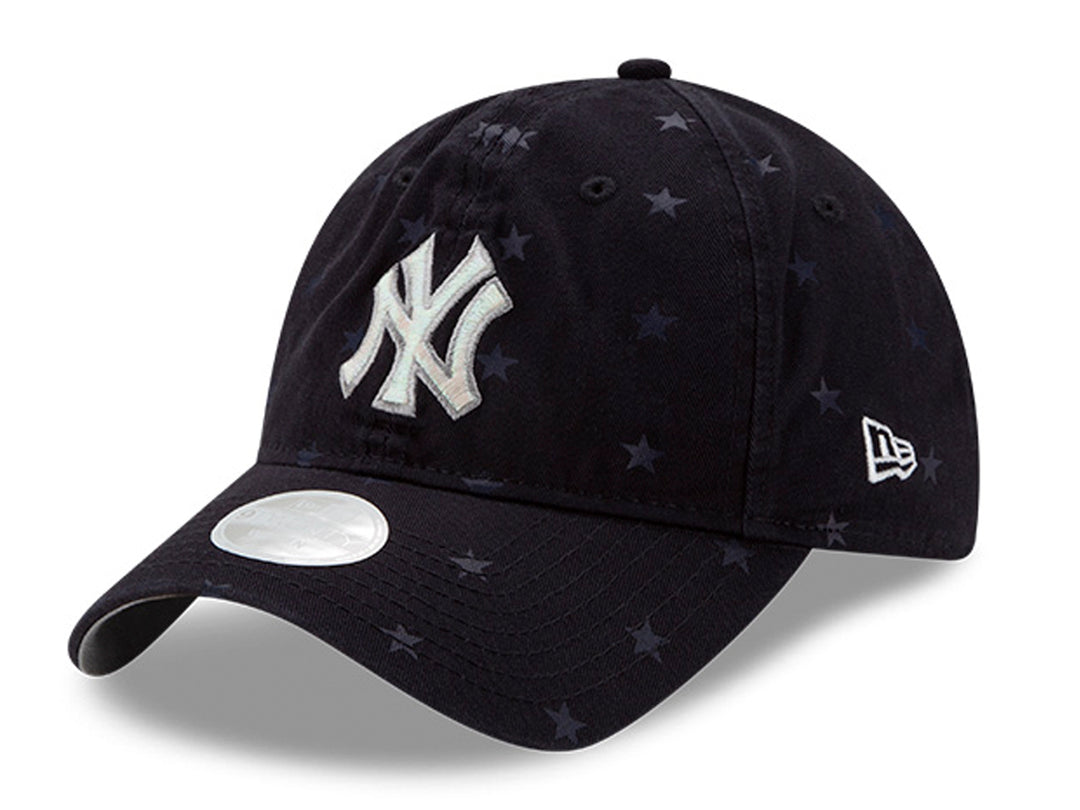Gorra de béisbol New Era color navy con logo de New York Yankees y estampado de estrellas