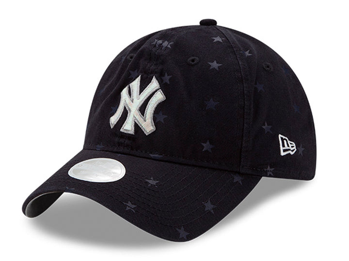 Gorra de béisbol New Era color navy con logo de New York Yankees y estampado de estrellas