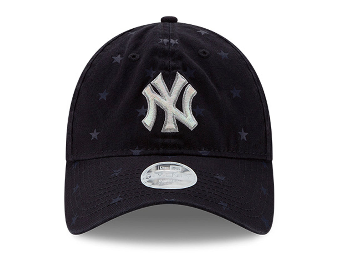 Gorra de béisbol New Era color navy con logo de New York Yankees y estampado de estrellas