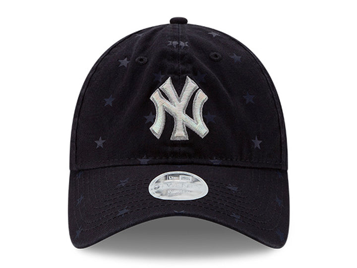 Gorra de béisbol New Era color navy con logo de New York Yankees y estampado de estrellas