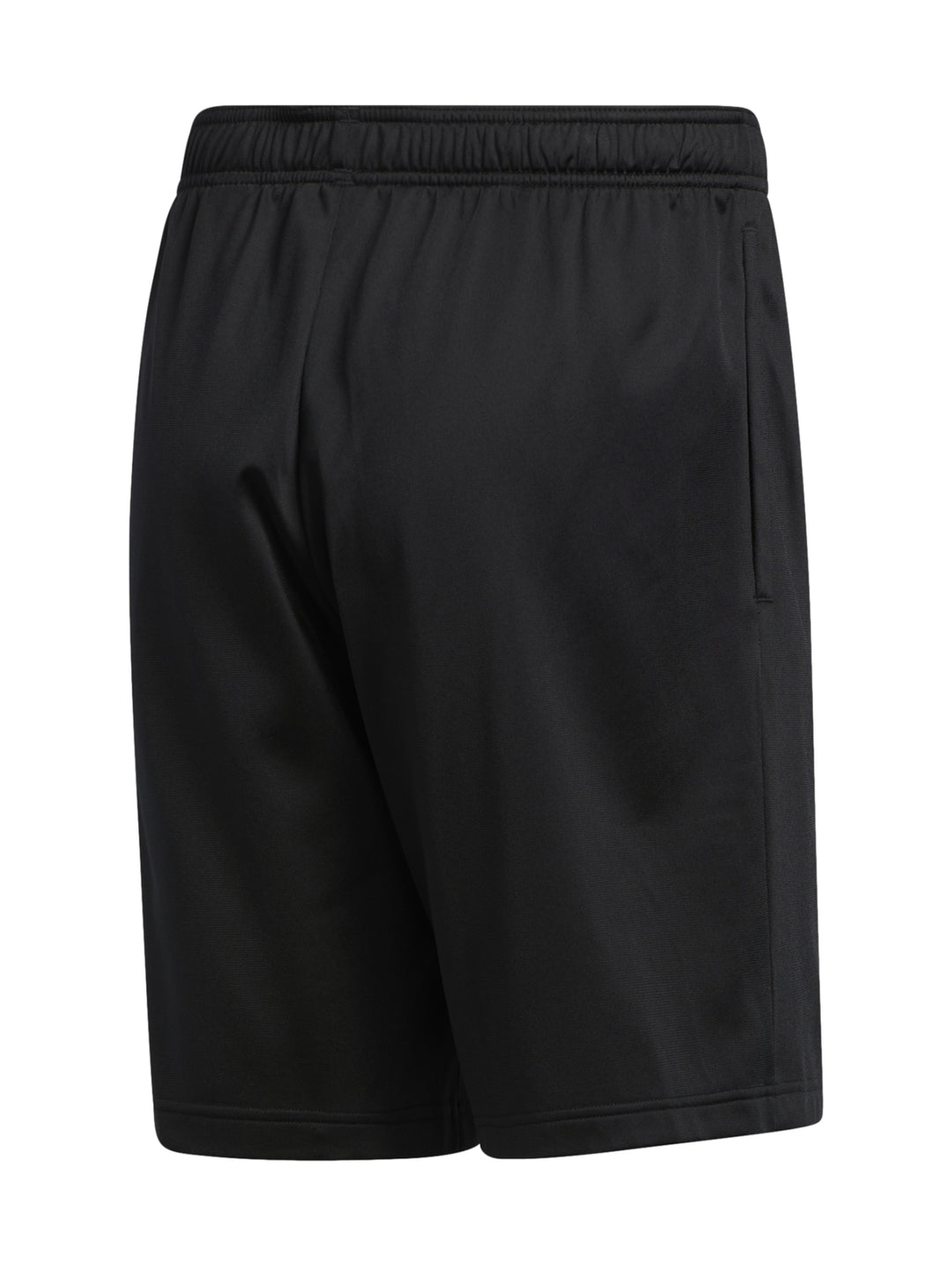 Shorts deportivos Adidas color negro con logo blanco en la pierna izquierda.