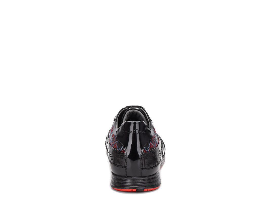 Zapatos Cuadra de Mantarraya Negro para Hombre