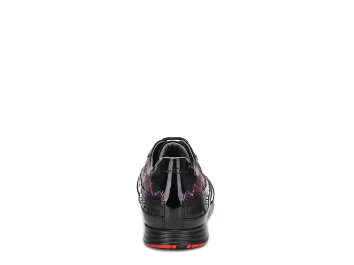 Zapatos Cuadra de Mantarraya Negro para Hombre