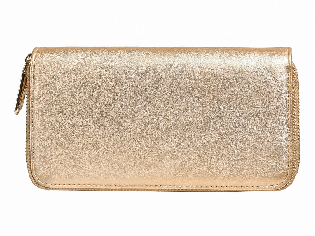Cartera MM Bolsas Color Oro