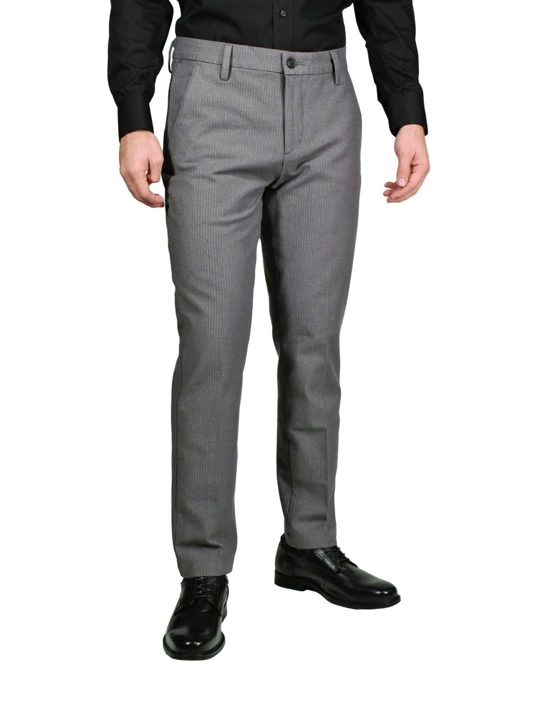 Pantalón Dockers Workday para hombre en color gris oscuro, corte recto y estilo casual.