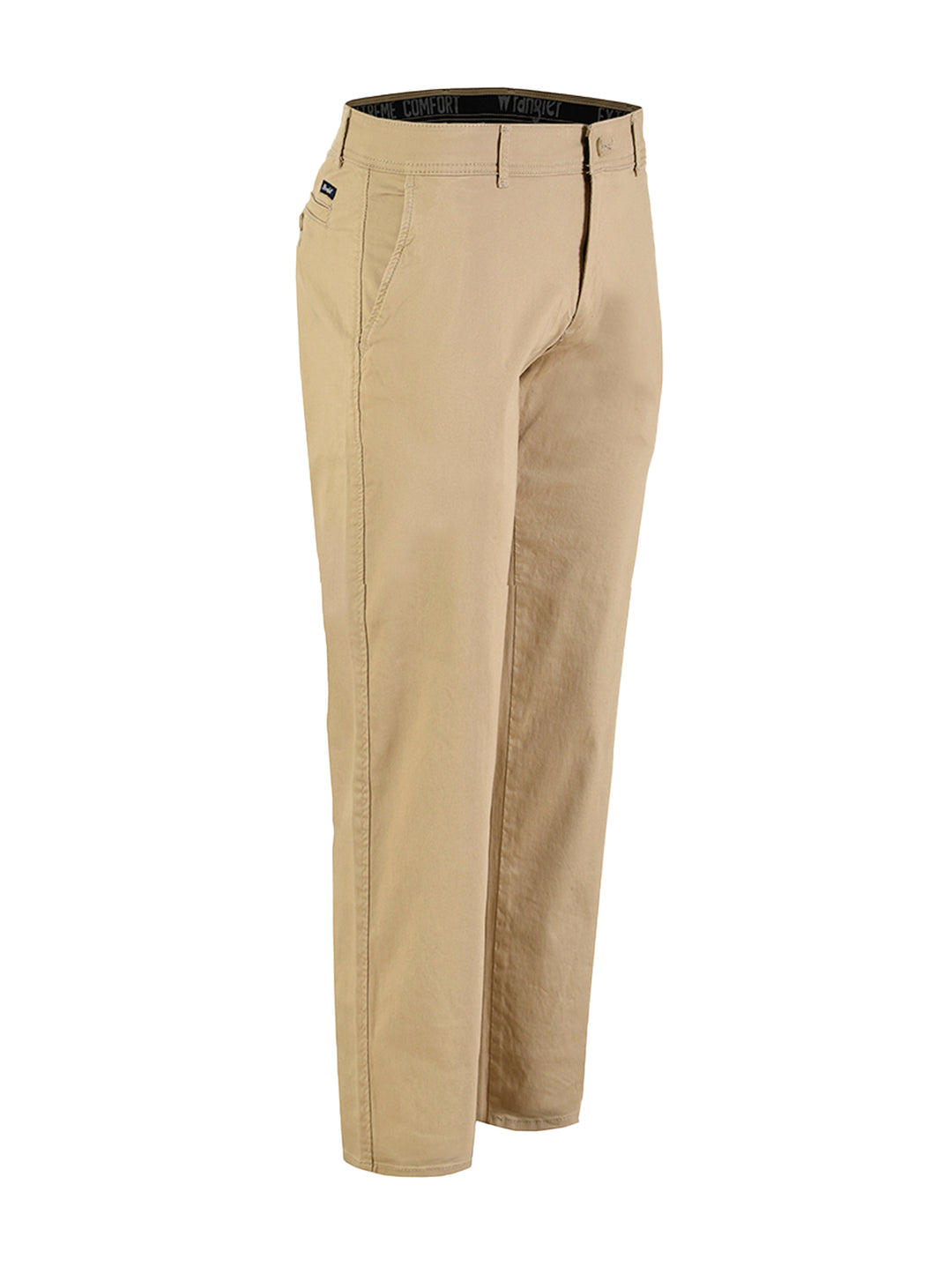 Pantalón Wrangler slim stretch color beige para hombre.