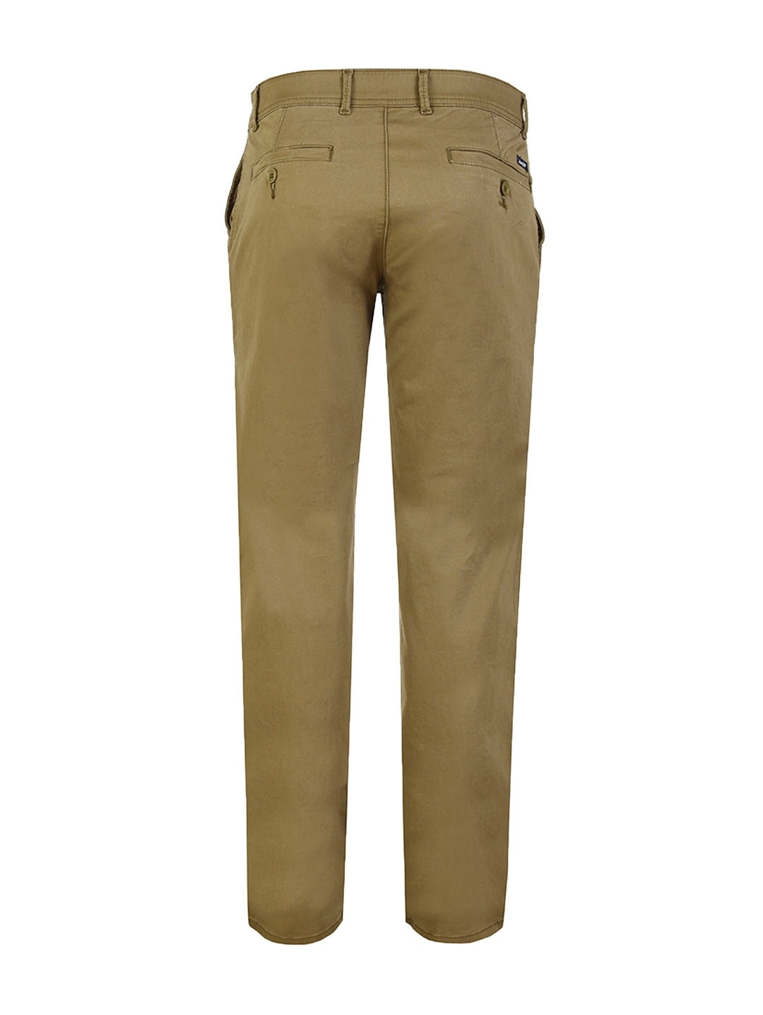 Pantalón Wrangler Basic color olivo, corte recto y estilo casual.
