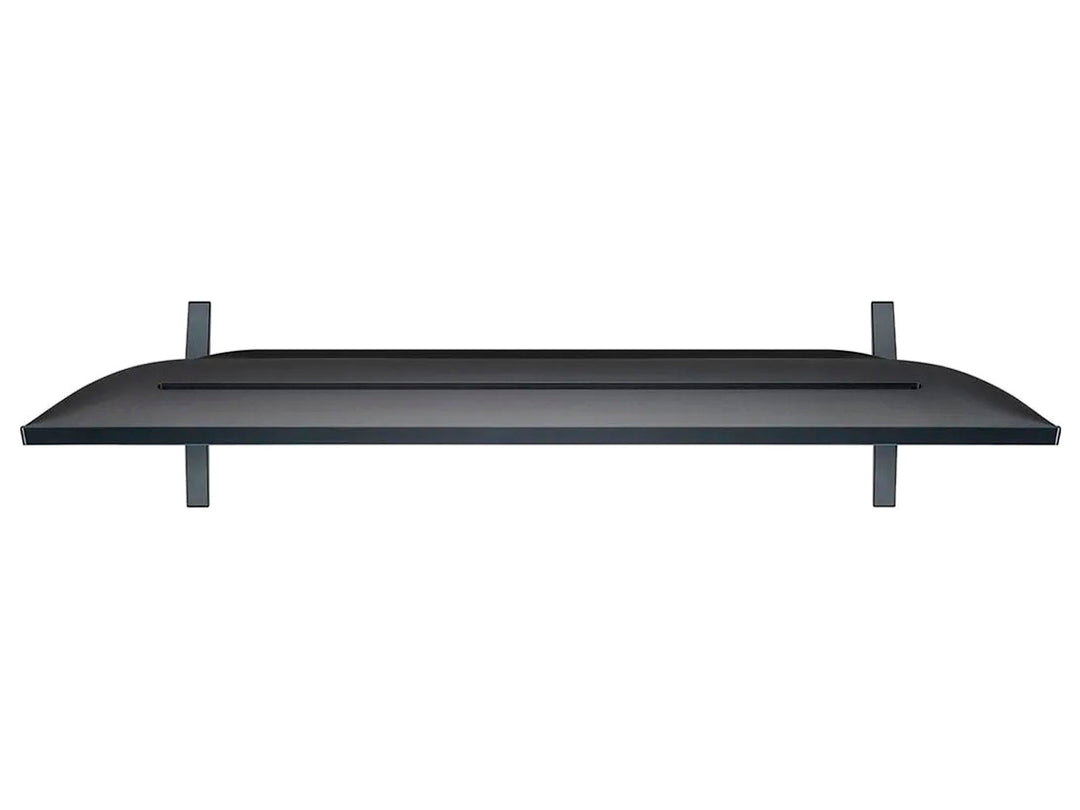 Televisor Smart TV LG de 32 pulgadas color negro con pantalla mostrando una flor roja y menú de aplicaciones.