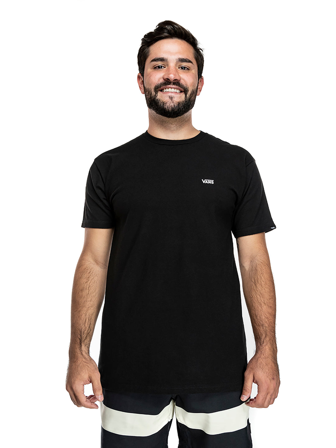 Playera Vans Left Chest Logo Negro para Hombre