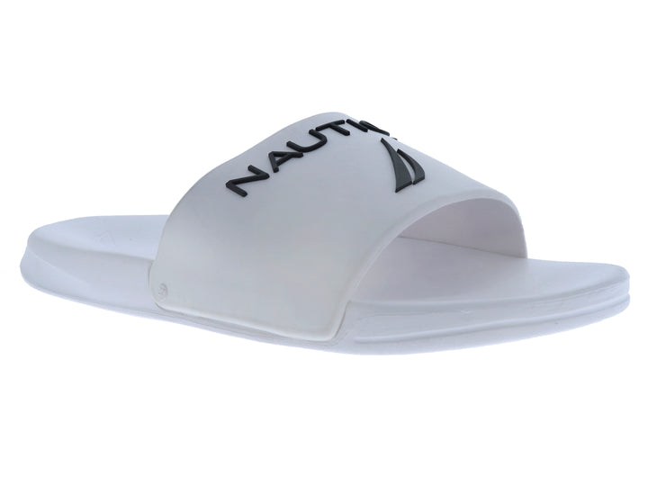 Sandalias Nautica Blanco y Negro para Hombre