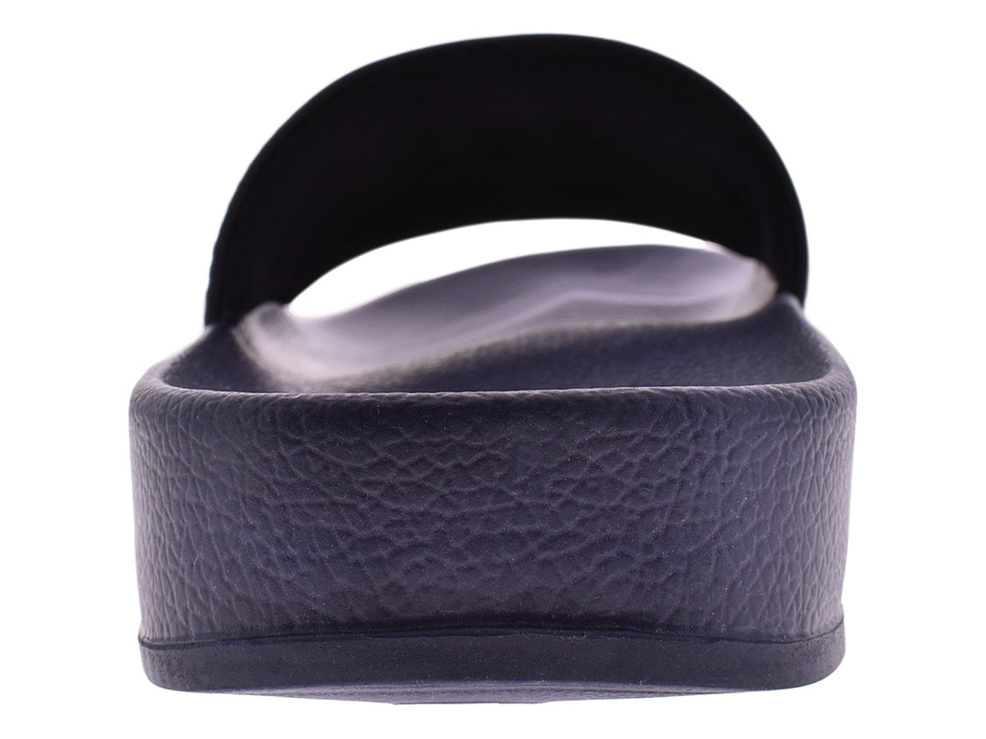 Sandalias FILA Drifter color navy para mujer con logotipo blanco en la correa.