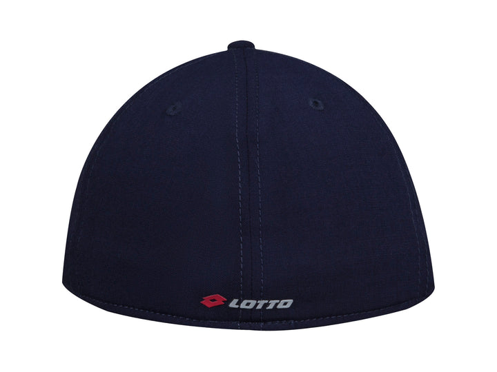 Gorra Lotto de color marino con logotipo frontal y lateral