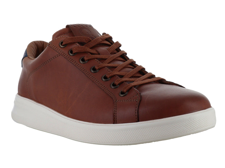 Tenis Quirelli de Piel Color Café para Hombre