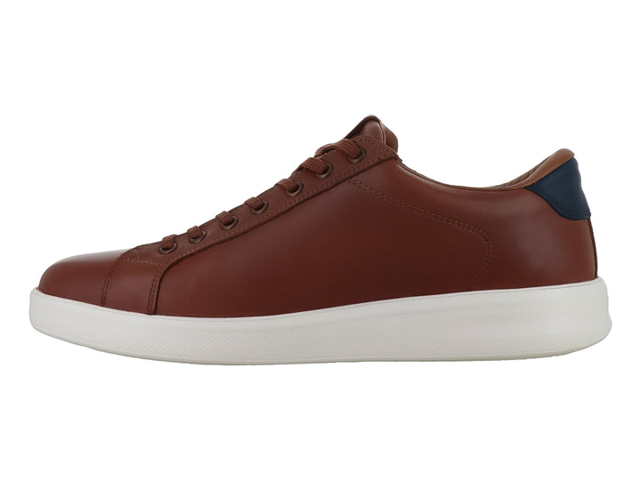 Tenis Quirelli de Piel Color Café para Hombre