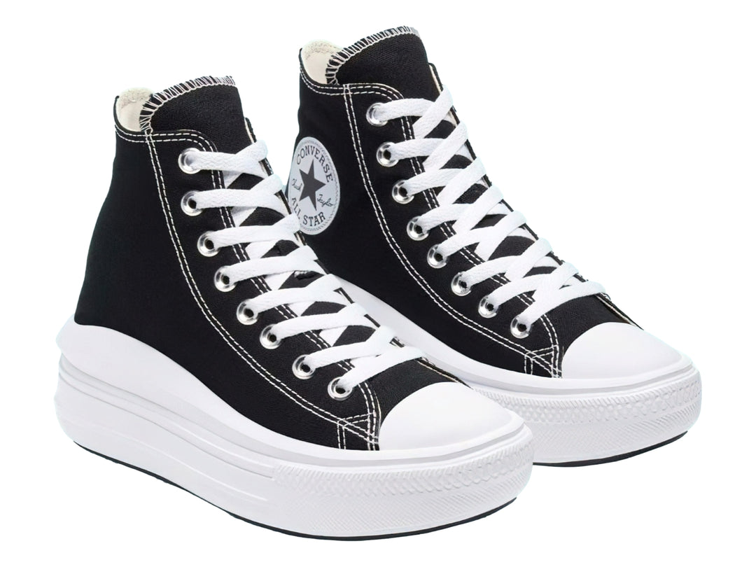Tenis Converse Chuck Taylor All Star Move Platform Negros para Mujer