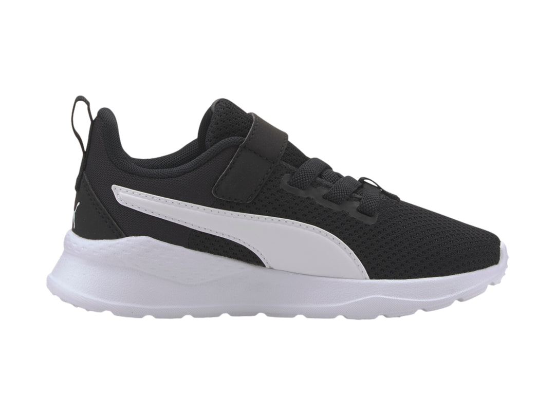 PUMA Tenis Negro con Blanco para Niño