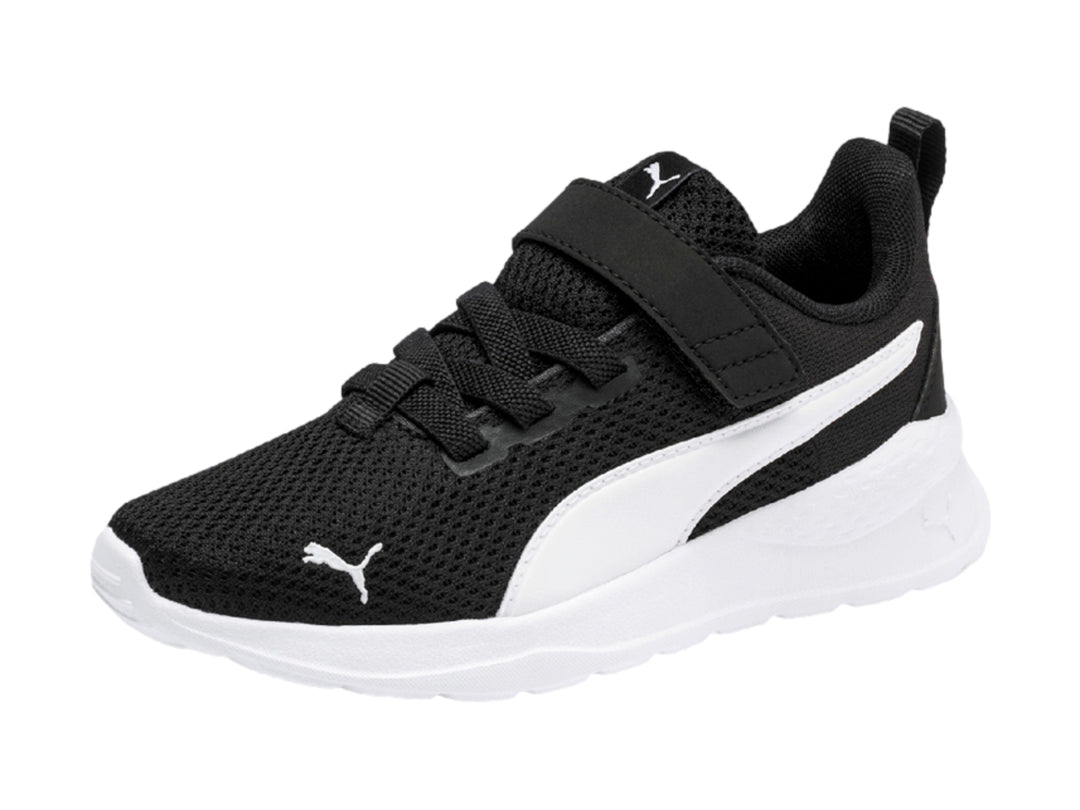 PUMA Tenis Negro con Blanco para Niño