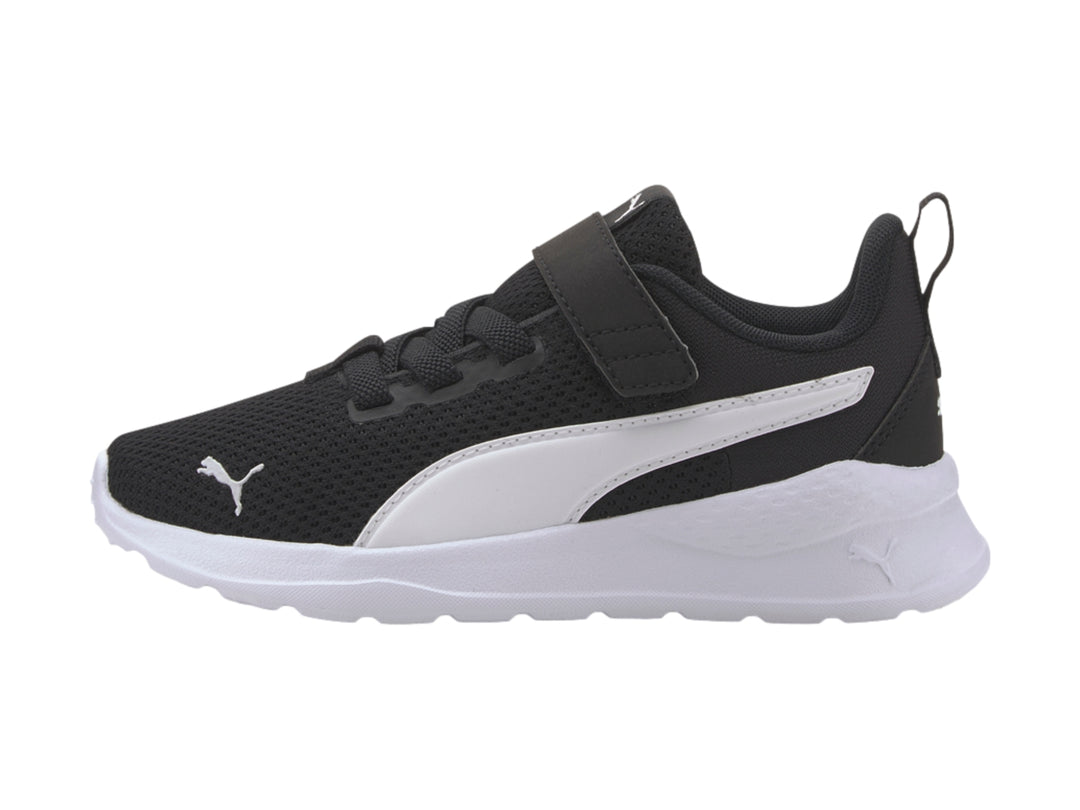 PUMA Tenis Negro con Blanco para Niño