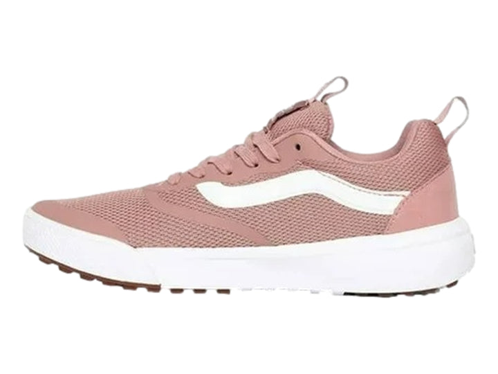 Tenis VANS UltraRange RapidW color rosa con suela blanca y tejido de malla.