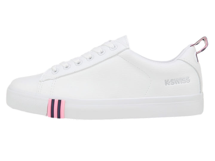 Tenis K-SWISS Trinity V Blanco, Azul y Rosa para Mujer