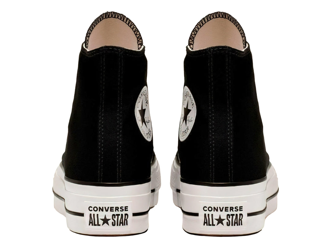 Tenis Converse CTAS Lift Hi Negros y Blancos para Mujer
