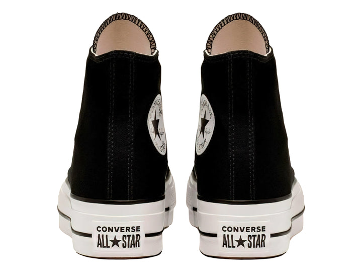 Tenis Converse CTAS Lift Hi Negros y Blancos para Mujer