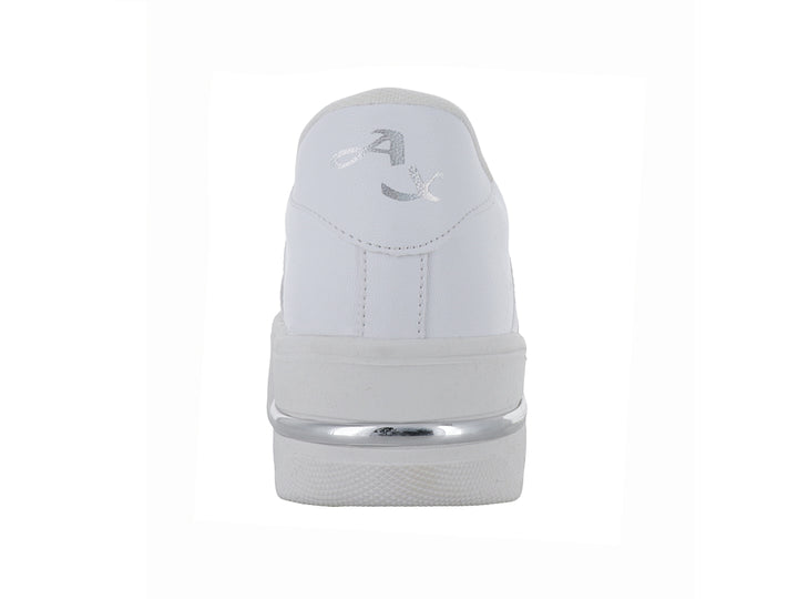 Tenis Andrax Blanco con Agujetas Arcoíris para Mujer
