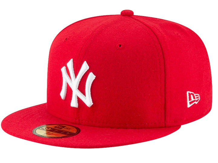 Gorra New Era New York Yankees Roja Visera Plana